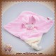 TEX SOS DOUDOU SOURIS LAPIN ROSE PLAT FLEUR TETINE