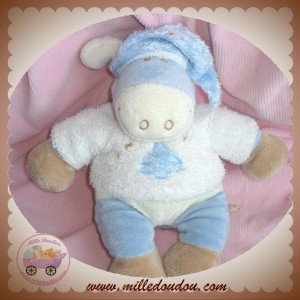 NOUKIE'S SOS DOUDOU ANE PACO CHRISTMAS PULL BLANC 