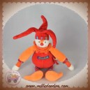 MOULIN ROTY SOS DOUDOU CLOWN DRAGOBERT CAPUCIN ROUGE 20 CM