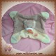 NATTOU SOS DOUDOU OURS BEIGE PLAT EMPREINTE ORANGE 