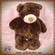 GIPSY SOS DOUDOU OURS BOUCLETTE MARRON FONCE 38 CM