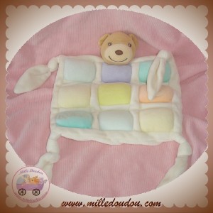 KALOO SOS DOUDOU OURS BEIGE PLAT CANDY CANDIES CARRE RELIEF