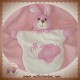 CMP SOS DOUDOU LAPIN ROSE MARIONNETTE BLANC EVEIL ET TENDRESSE