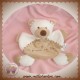 GRAIN DE BLE SOS DOUDOU OURS BLANC PLAT BEIGE ZANNIER