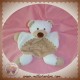 GRAIN DE BLE SOS DOUDOU OURS BLANC PLAT BEIGE ZANNIER