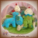 CATIMINI SOS DOUDOU SAC ARBRE DINOSAURE VERT BLEU