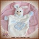 CMP SOS DOUDOU LAPIN BLEU MARIONNETTE BLANC EVEIL ET TENDRESSE