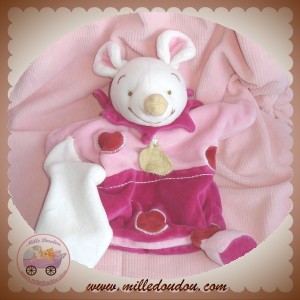 DOUDOU ET COMPAGNIE SOS SOURIS MARIONNETTE ROSE MOUCHOIR MISSIE 1324