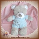 VETIR SOS DOUDOU OURS GRIS HABIT BLEU ETOILES