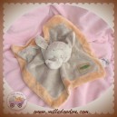 BENGY DOUDOU ELEPHANT BEIGE PLAT ECRU ORANGE JUNGLE SOS