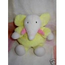 AJENA SOS DOUDOU ELEPHANT TOUT DOUX JAUNE NOUNOURS