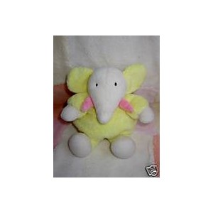 AJENA SOS DOUDOU ELEPHANT TOUT DOUX JAUNE NOUNOURS