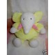 AJENA DOUDOU PELUCHE ELEPHANT TOUT DOUX JAUNE NOUNOURS