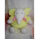 AJENA DOUDOU PELUCHE ELEPHANT TOUT DOUX JAUNE NOUNOURS