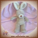 GRAIN DE BLE DOUDOU PELUCHE LAPIN BEIGE ECRU SOS