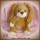 NOUNOURS SOS DOUDOU LAPIN BEIGE MARRON ECRU BILLES