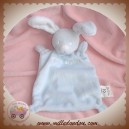 GRAIN DE BLE SOS DOUDOU LAPIN BLEU PLAT BLANC