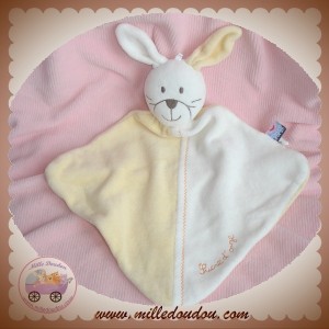 SUCRE D'ORGE SOS DOUDOU LAPIN PLAT JAUNE BLANC