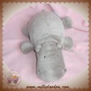 JACADI SOS DOUDOU HIPPOPOTAME GRIS TAUPE