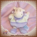 DOUDOU ET COMPAGNIE SOS HIPPOPOTAME LEO CAPE MAUVE VIOLET 