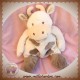 JOLLYBABY SOS DOUDOU VACHE DAISY ECRU MARRON 30 cm