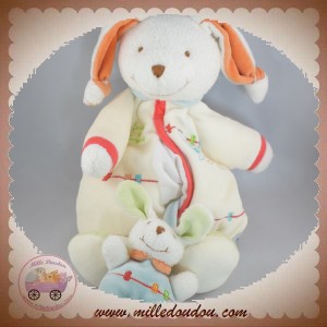 DOUDOU ET COMPAGNIE SOS LAPIN BLANC AVEC BEBE ELIOT 1845