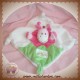 KIABI SOS DOUDOU GIRAFE PLATE BLANCHE ROSE VERTE KITCHOUN 