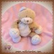 BENGY SOS DOUDOU CHAT LION TIGRE BEIGE ECRU MAUVE 19