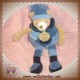 DOUDOU ET COMPAGNIE SOS OURS FILOU BLEU 30 CM