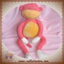 JACADI DOUDOU SINGE ROUGE ORANGE SOS