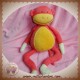 JACADI DOUDOU SINGE ROUGE ORANGE SOS