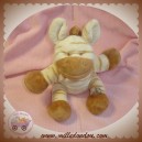 NOUKIE'S SOS DOUDOU ZEBRE MILIA ECRU BEIGE MARRON 16 CM