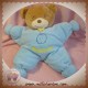 NOUNOURS SOS DOUDOU OURS QUASI PLAT BLEU ENFANT