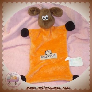 BERYL BRIOCHE SOS DOUDOU MOUTON PLAT MARRON ORANGE