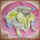 DISNEY SOS DOUDOU WINNIE L'OURSON PLAT POIL GRIS JAUNE NICOTOY