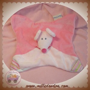 BOUT'CHOU MONOPRIX DOUDOU SOURIS PLATE ROSE