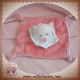 KIMBALOO SOS DOUDOU OURS SOURIS ROSE PLAT TISSU POIS