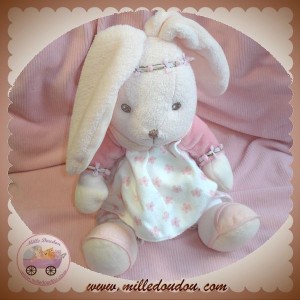 KALOO DOUDOU SOS LAPIN LILIROSE HOCHET FLEUR 30 cm