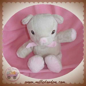 H&M H ET M  SOS DOUDOU OURS KOALA GRIS CLAIR ROSE 25 cm