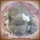 JACADI SOS DOUDOU HIPPOPOTAME GRIS TAUPE EVEIL GIRAFE