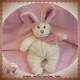 BUKOWSKI SOS DOUDOU LAPIN ECRU ECHARPE ROSE