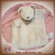 NICOTOY SOS DOUDOU OURS PLAT BLANC BANADANA TAUPE TEDDY