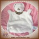 NICOTOY SOS DOUDOU OURS PLAT BLANC BANADANA TAUPE TEDDY