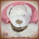 NICOTOY SOS DOUDOU OURS PLAT BLANC BANADANA TAUPE TEDDY