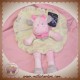 NICOTOY SOS DOUDOU VACHE GIRAFE PLAT VERT ROBE ROSE NEUF