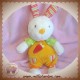 BABYSUN SOS DOUDOU LAPIN ECRU SALOPETTE ORANGE CAROTTE GARDEN BABY SUN