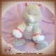 BENGY SOS DOUDOU RHINOCEROS BEIGE ECRU ROUGE MUSICAL