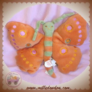 MARESE SOS DOUDOU PAPILLON ORANGE VERT