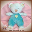 SYSTEME U ZEN SOS DOUDOU KOALA OURS BLEU TURQUOISE VERT