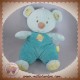 SYSTEME U ZEN SOS DOUDOU KOALA OURS BLEU TURQUOISE VERT